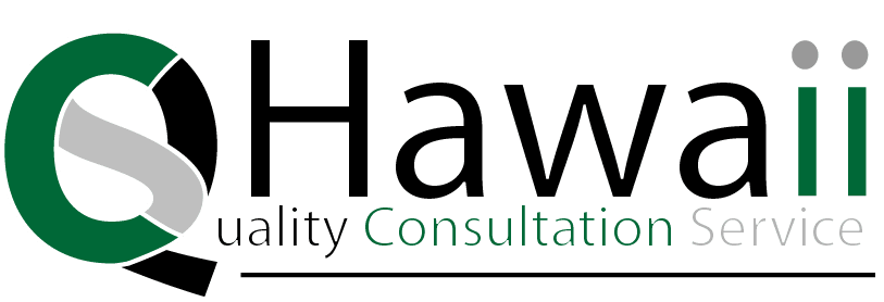 Quality Consultation Service Hawaii Logo Black